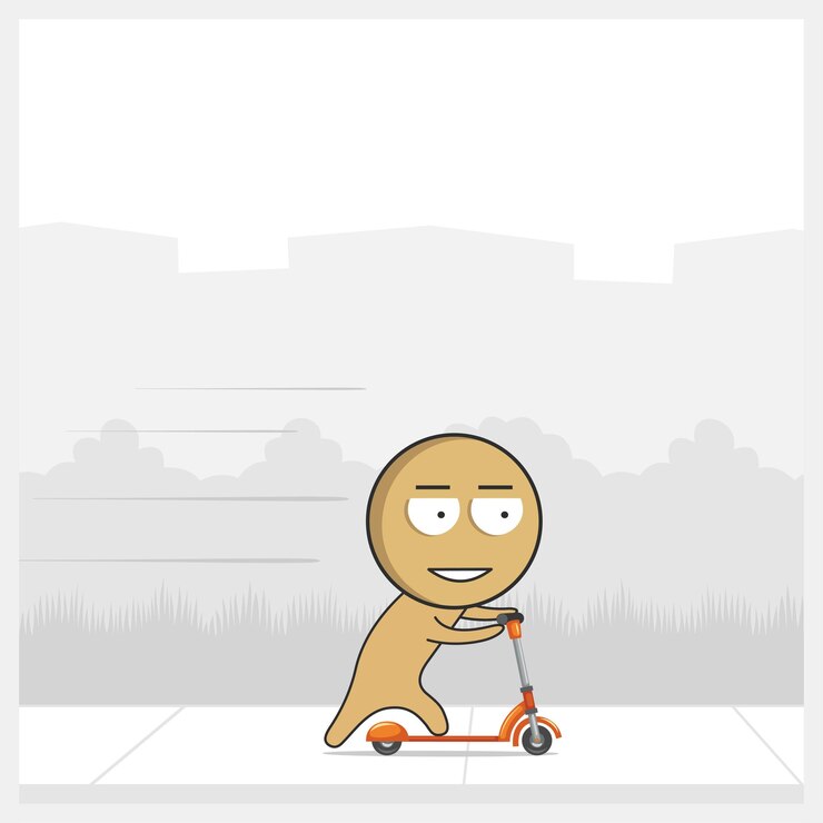 Vector patinete