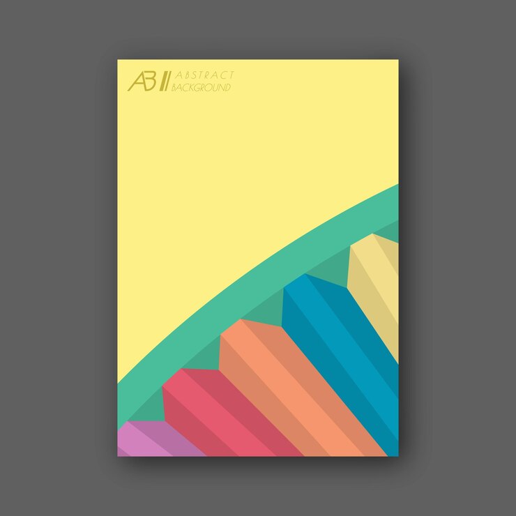 Vector patrón abstractamente colorido fondo moderno de formas geométricas arbitrarias plantilla de cartel portada folletos idea para diseño de interiores o impresión