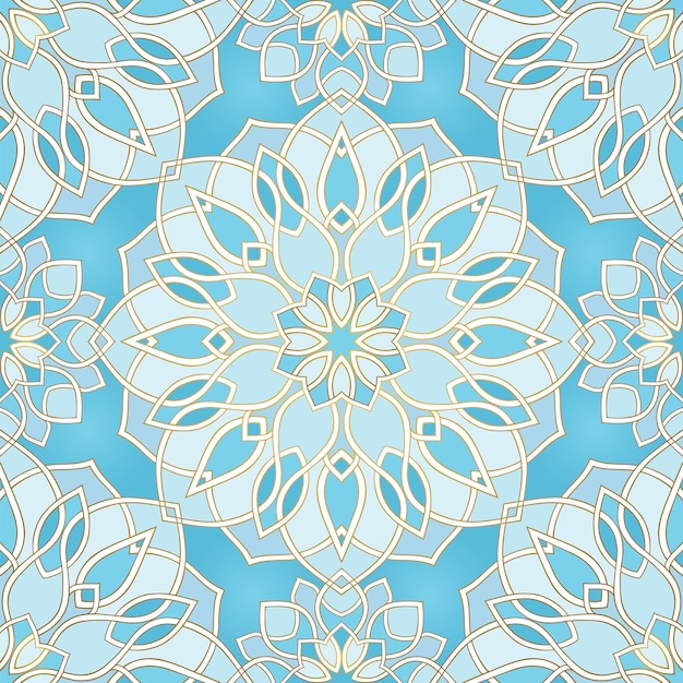 Patrón abstracto azul