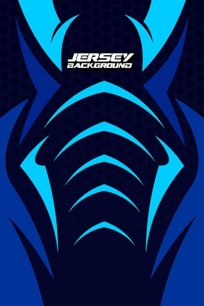 Patrón abstracto para la camiseta del equipo deportivo en combinación de colores