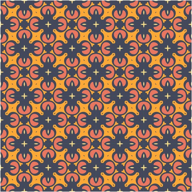 Patrón abstracto clásico oriental. Fondo abstracto sin fisuras con elementos repetidos