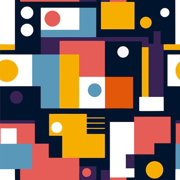 Patrón abstracto de colores sin costuras