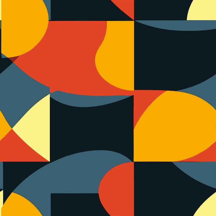 Patrón abstracto de colores sin costuras