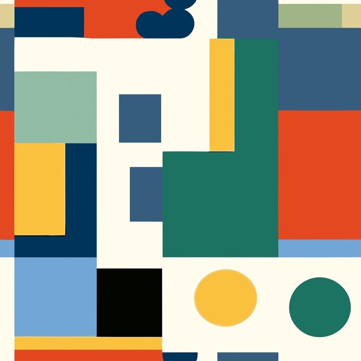 Patrón abstracto de colores sin costuras