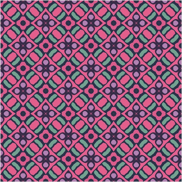 Patrón abstracto colorido con estilo minimalista
