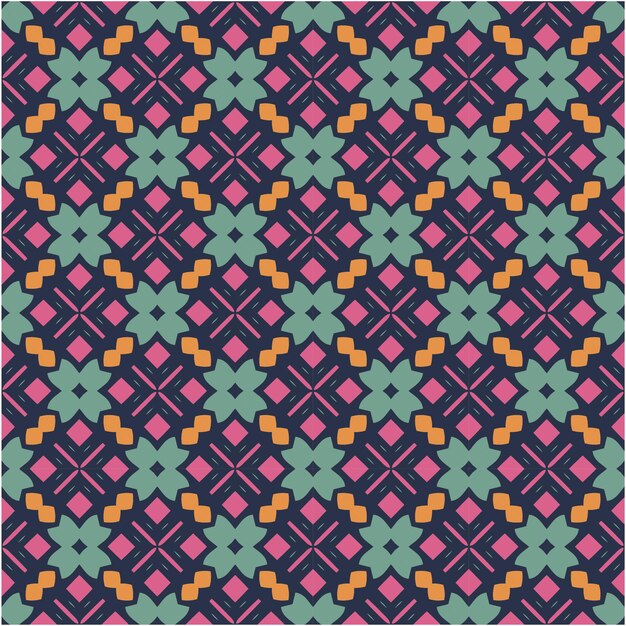 Patrón abstracto colorido con estilo minimalista