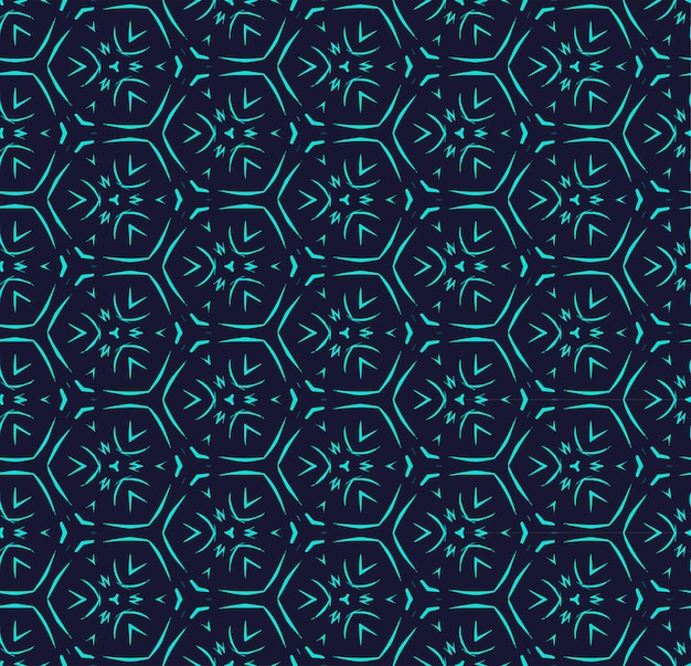 Patrón abstracto sin costura multicolor Fondo y telón de fondo multicolor Diseño ornamental colorido Ornamentos de mosaico de colores Ilustración gráfica vectorial EPS10