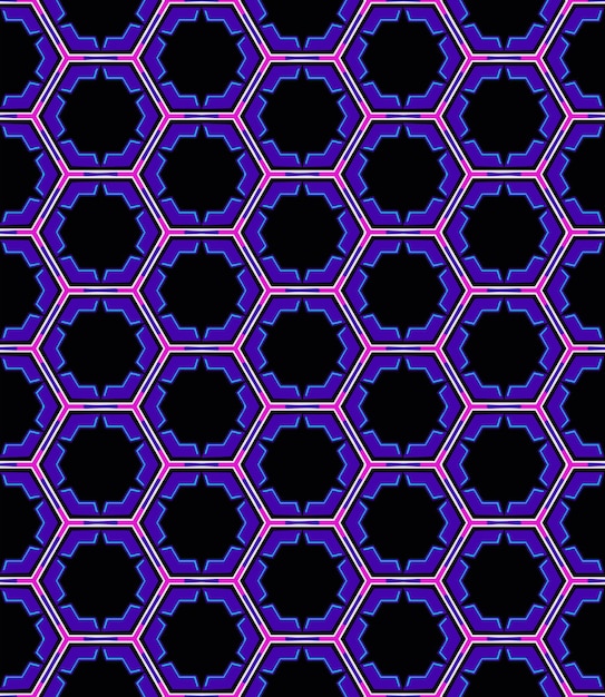 Patrón abstracto sin costura multicolor Fondo y telón de fondo multicolor Diseño ornamental colorido Ornamentos de mosaico de colores Ilustración gráfica vectorial EPS10