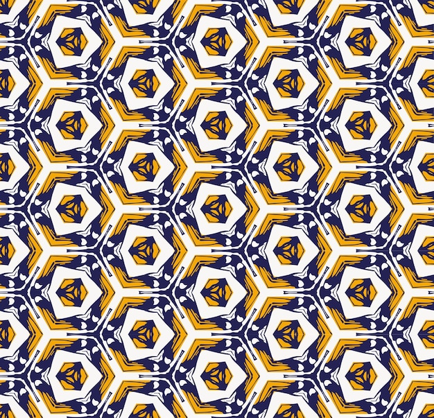 Patrón abstracto sin costura multicolor Fondo y telón de fondo multicolor Diseño ornamental colorido Ornamentos de mosaico de colores Ilustración gráfica vectorial EPS10