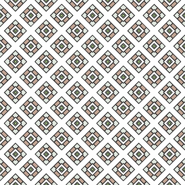 Patrón abstracto sin costura multicolor Fondo y telón de fondo multicolor Diseño ornamental colorido Ornamentos de mosaico de colores Ilustración gráfica vectorial EPS10