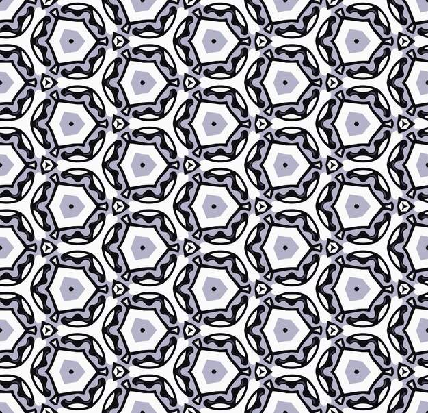 Patrón abstracto sin costura multicolor Fondo y telón de fondo multicolor Diseño ornamental colorido Ornamentos de mosaico de colores Ilustración gráfica vectorial EPS10