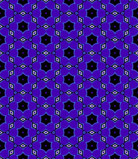 Patrón abstracto sin costura multicolor Fondo y telón de fondo multicolor Diseño ornamental colorido Ornamentos de mosaico de colores Ilustración gráfica vectorial EPS10