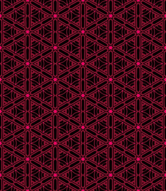 Patrón abstracto sin costura multicolor Fondo y telón de fondo multicolor Diseño ornamental colorido Ornamentos de mosaico de colores Ilustración gráfica vectorial EPS10