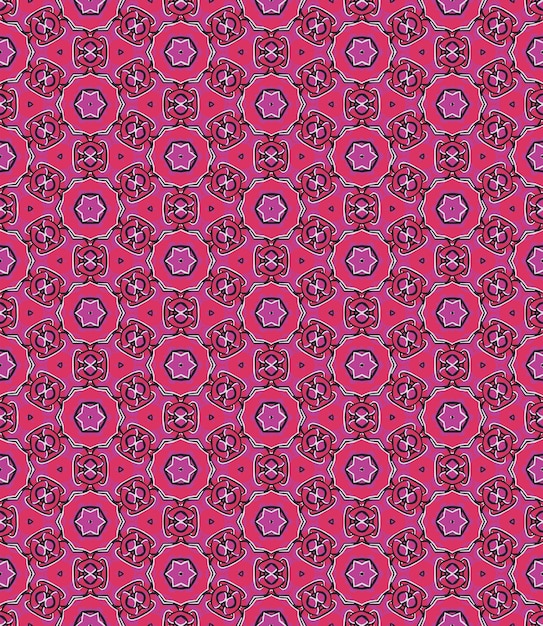 Patrón abstracto sin costura multicolor Fondo y telón de fondo multicolor Diseño ornamental colorido Ornamentos de mosaico de colores Ilustración gráfica vectorial EPS10