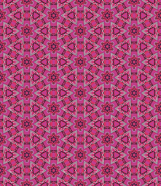 Patrón abstracto sin costura multicolor Fondo y telón de fondo multicolor Diseño ornamental colorido Ornamentos de mosaico de colores Ilustración gráfica vectorial EPS10