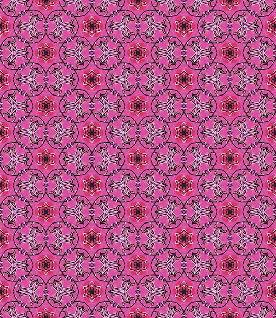 Patrón abstracto sin costura multicolor Fondo y telón de fondo multicolor Diseño ornamental colorido Ornamentos de mosaico de colores Ilustración gráfica vectorial EPS10