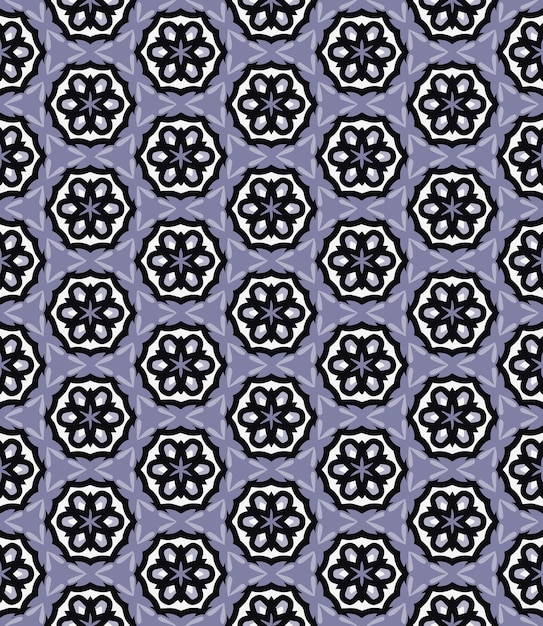 Patrón abstracto sin costura multicolor Fondo y telón de fondo multicolor Diseño ornamental colorido Ornamentos de mosaico de colores Ilustración gráfica vectorial EPS10