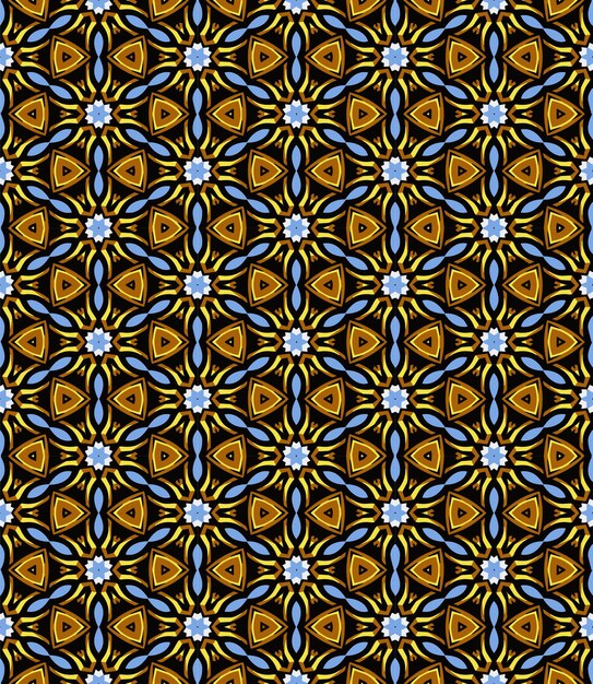 Patrón abstracto sin costura multicolor Fondo y telón de fondo multicolor Diseño ornamental colorido Ornamentos de mosaico de colores Ilustración gráfica vectorial EPS10