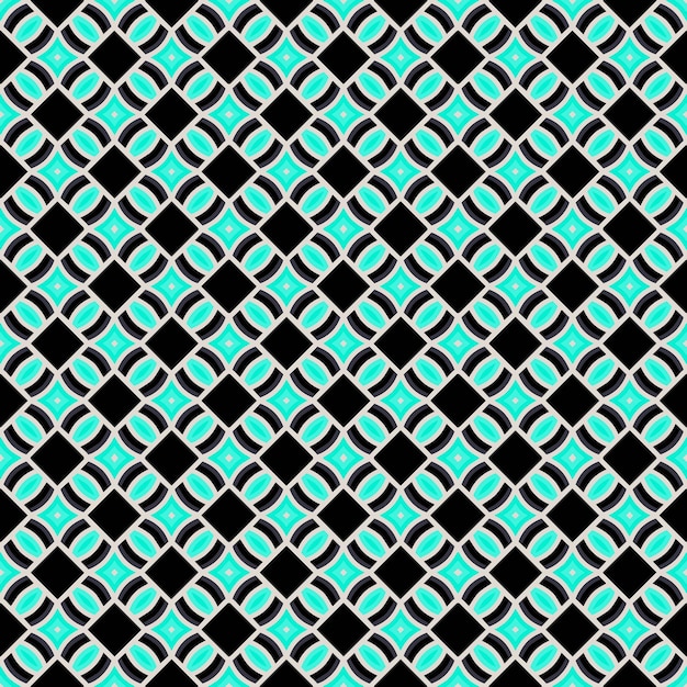 Patrón abstracto sin costura multicolor Fondo y telón de fondo multicolor Diseño ornamental colorido Ornamentos de mosaico de colores Ilustración gráfica vectorial EPS10