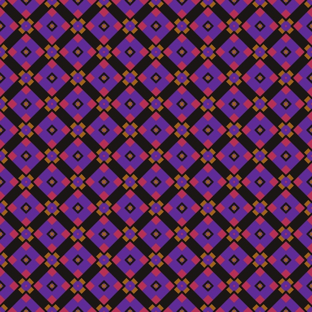 Patrón abstracto sin costura multicolor Fondo y telón de fondo multicolor Diseño ornamental colorido Ornamentos de mosaico de colores Ilustración gráfica vectorial EPS10