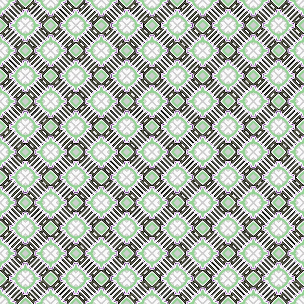 Patrón abstracto sin costura multicolor Fondo y telón de fondo multicolor Diseño ornamental colorido Ornamentos de mosaico de colores Ilustración gráfica vectorial EPS10