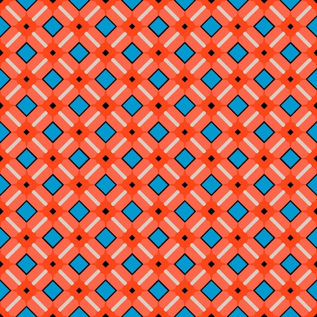 Patrón abstracto sin costura multicolor Fondo y telón de fondo multicolor Diseño ornamental colorido Ornamentos de mosaico de colores Ilustración gráfica vectorial EPS10