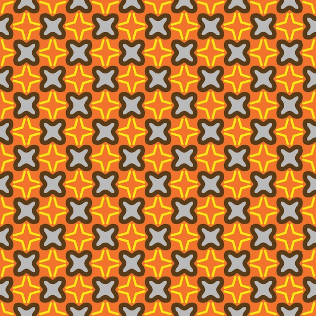 Patrón abstracto sin costura multicolor Fondo y telón de fondo multicolor Diseño ornamental colorido Ornamentos de mosaico de colores Ilustración gráfica vectorial EPS10