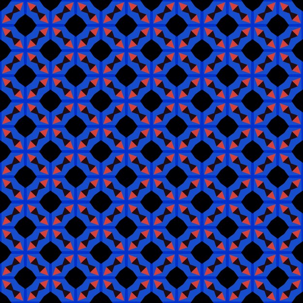 Patrón abstracto sin costura multicolor Fondo y telón de fondo multicolor Diseño ornamental colorido Ornamentos de mosaico de colores Ilustración gráfica vectorial EPS10
