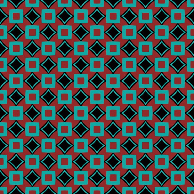 Patrón abstracto sin costura multicolor Fondo y telón de fondo multicolor Diseño ornamental colorido Ornamentos de mosaico de colores Ilustración gráfica vectorial EPS10