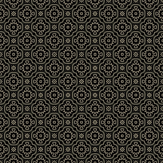 Patrón abstracto sin costura multicolor Fondo y telón de fondo multicolor Diseño ornamental colorido Ornamentos de mosaico de colores Ilustración gráfica vectorial EPS10