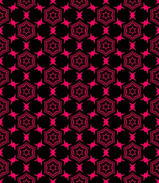 Patrón abstracto sin costura multicolor Fondo y telón de fondo multicolor Diseño ornamental colorido Ornamentos de mosaico de colores Ilustración gráfica vectorial EPS10