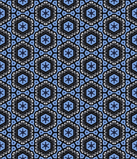 Patrón abstracto sin costura multicolor Fondo y telón de fondo multicolor Diseño ornamental colorido Ornamentos de mosaico de colores Ilustración gráfica vectorial EPS10