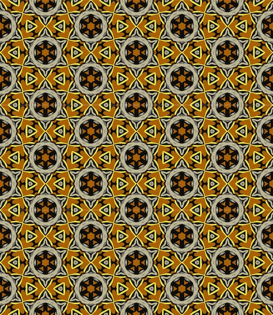 Patrón abstracto sin costura multicolor Fondo y telón de fondo multicolor Diseño ornamental colorido Ornamentos de mosaico de colores Ilustración gráfica vectorial EPS10