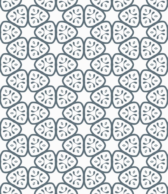 Patrón abstracto sin costura multicolor Fondo y telón de fondo multicolor Diseño ornamental colorido Ornamentos de mosaico de colores Ilustración gráfica vectorial EPS10