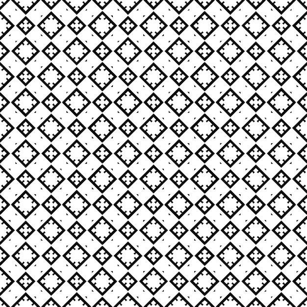 Patrón abstracto sin costuras en blanco y negro Fondo y telón de fondo Diseño ornamental en escala de gris