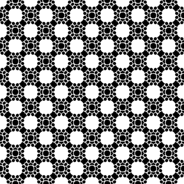 Patrón abstracto sin costuras en blanco y negro Fondo y telón de fondo Diseño ornamental en escala de gris