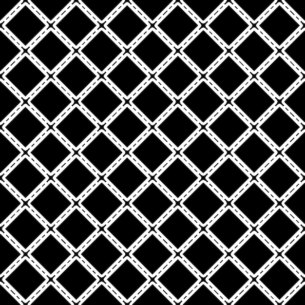 Patrón abstracto sin costuras en blanco y negro Fondo y telón de fondo Diseño ornamental en escala de gris