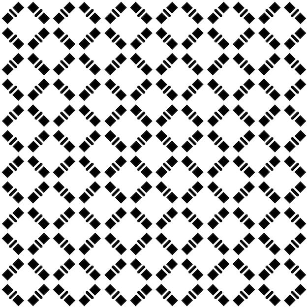 Patrón abstracto sin costuras en blanco y negro Fondo y telón de fondo Diseño ornamental en escala de gris