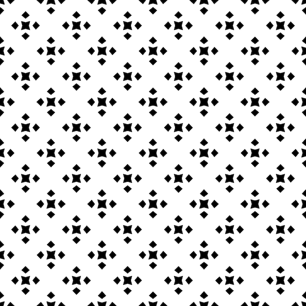 Patrón abstracto sin costuras en blanco y negro Fondo y telón de fondo Diseño ornamental en escala de gris