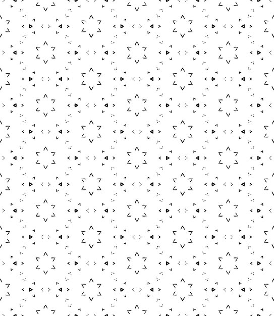 Patrón abstracto sin costuras en blanco y negro Fondo y telón de fondo Diseño ornamental en escala de gris