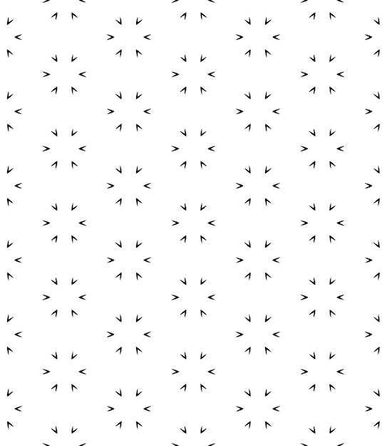 Patrón abstracto sin costuras en blanco y negro Fondo y telón de fondo Diseño ornamental en escala de grises Adornos de mosaico Ilustración gráfica vectorial EPS10