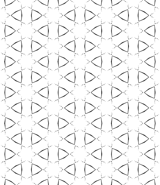 Patrón abstracto sin costuras en blanco y negro Fondo y telón de fondo Diseño ornamental en escala de grises Adornos de mosaico Ilustración gráfica vectorial EPS10