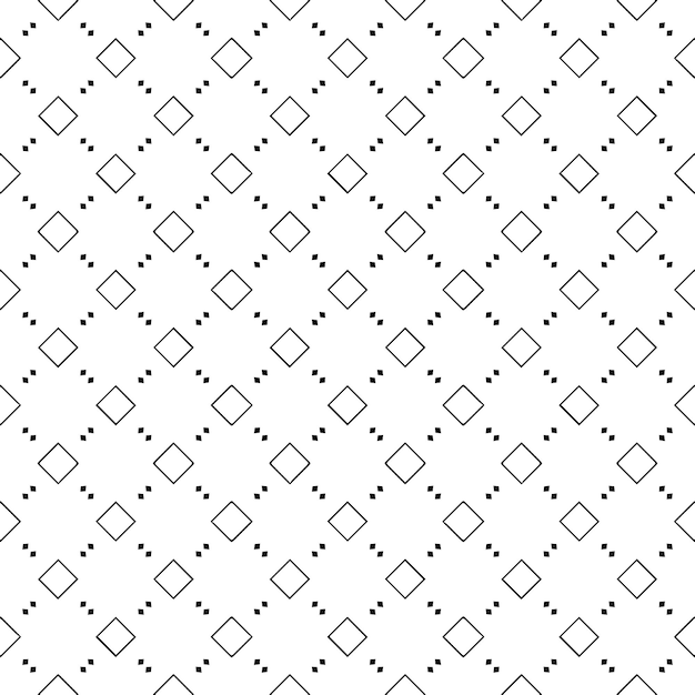 Patrón abstracto sin costuras en blanco y negro Fondo y telón de fondo Diseño ornamental en escala de grises Ornamentos en mosaico Ilustración gráfica vectorial EPS10