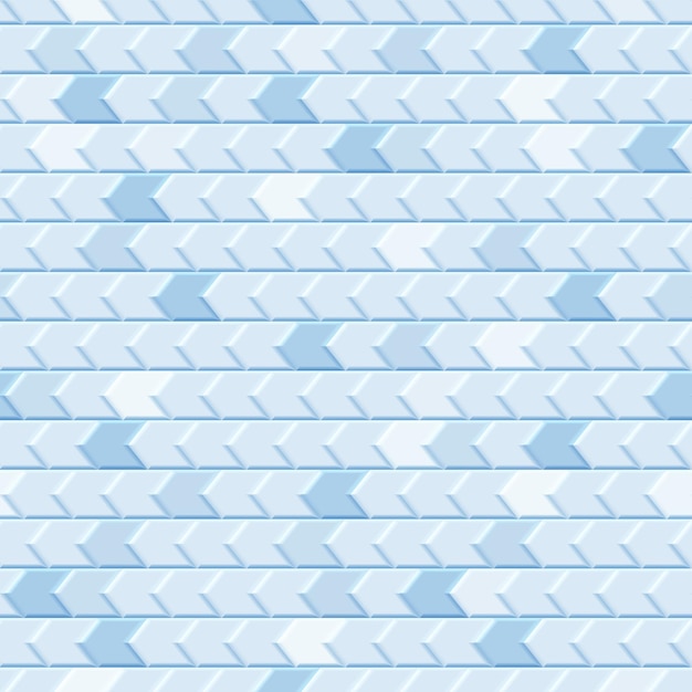 Patrón abstracto sin costuras de mosaicos ajustados entre sí en colores azul claro
