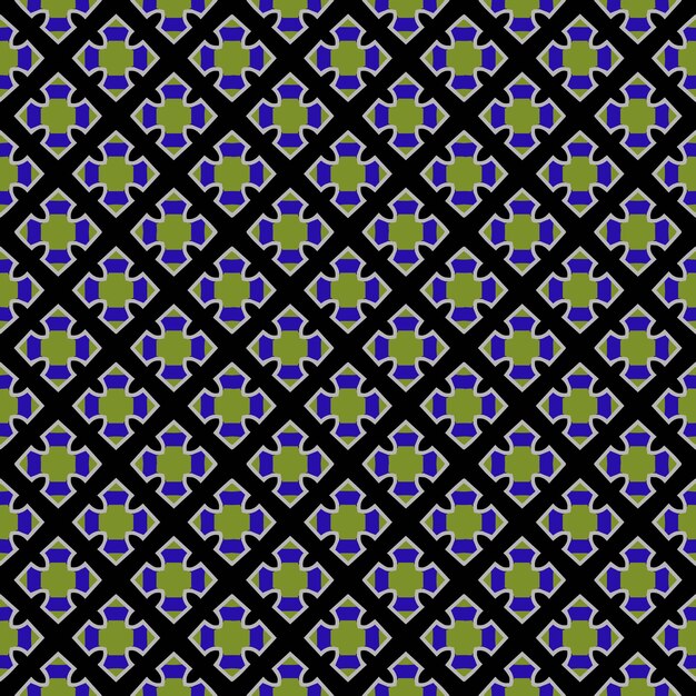Patrón abstracto sin costuras multicolor Fondo y telón de fondo Diseño ornamental colorido multicolor Adornos de mosaico de colores Ilustración gráfica vectorial EPS10