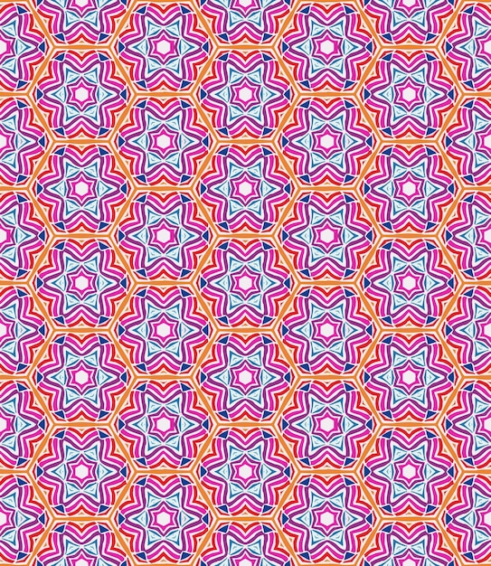 Patrón abstracto sin costuras multicolor Fondo y telón de fondo Diseño ornamental colorido multicolor