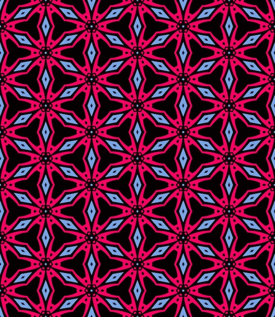Patrón abstracto sin costuras multicolor Fondo y telón de fondo Diseño ornamental colorido multicolor