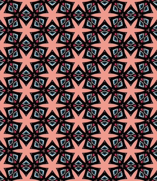 Patrón abstracto sin costuras multicolor Fondo y telón de fondo Diseño ornamental colorido multicolor