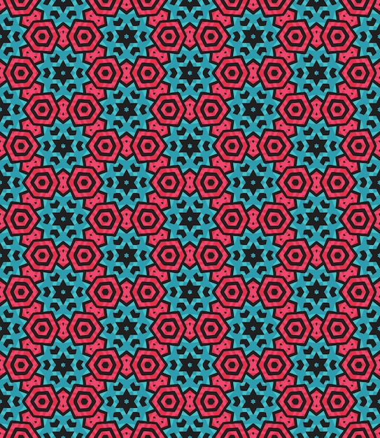 Patrón abstracto sin costuras multicolor Fondo y telón de fondo Diseño ornamental colorido multicolor