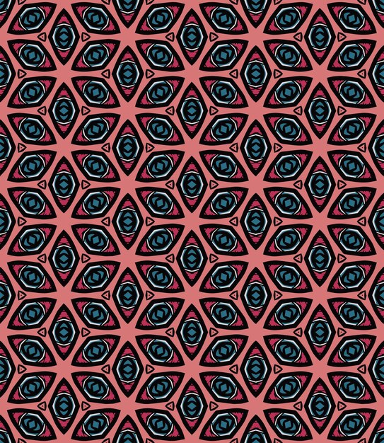 Patrón abstracto sin costuras multicolor Fondo y telón de fondo Diseño ornamental colorido multicolor